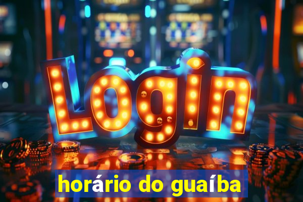 horário do guaíba