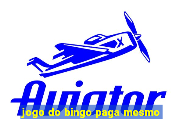 jogo do bingo paga mesmo