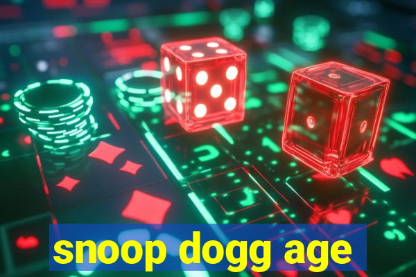 snoop dogg age