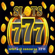 lotofácil concurso 2213