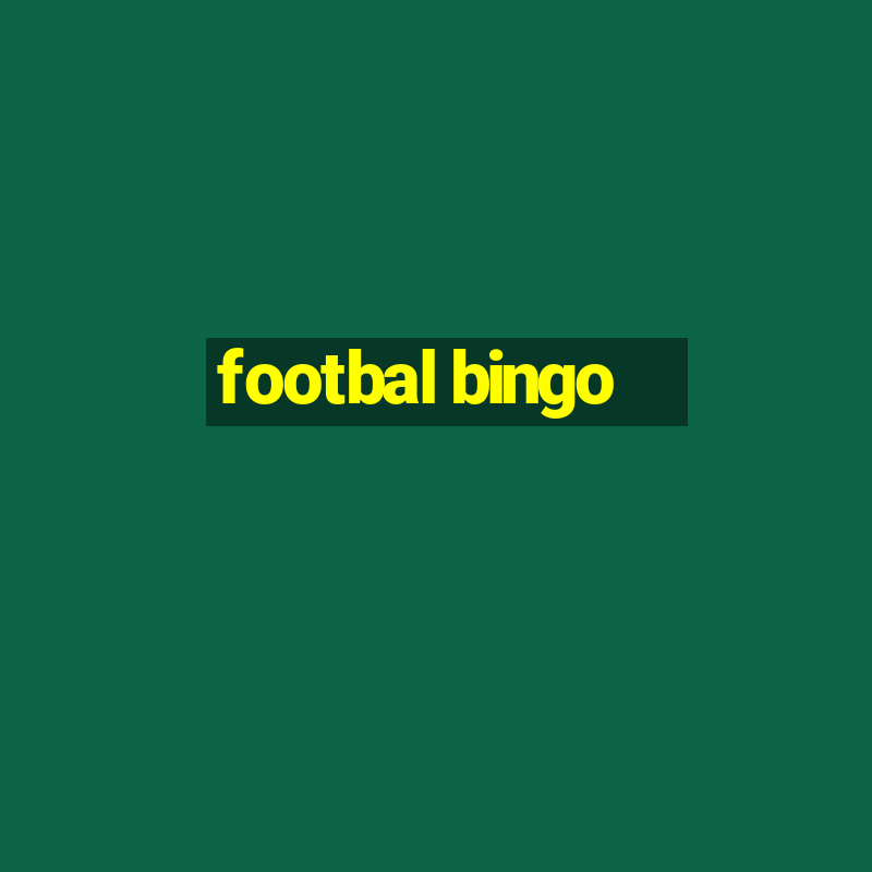 footbal bingo