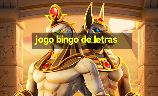 jogo bingo de letras