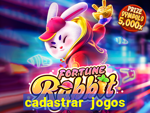 cadastrar jogos online caixa