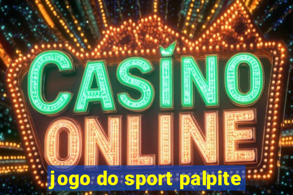 jogo do sport palpite