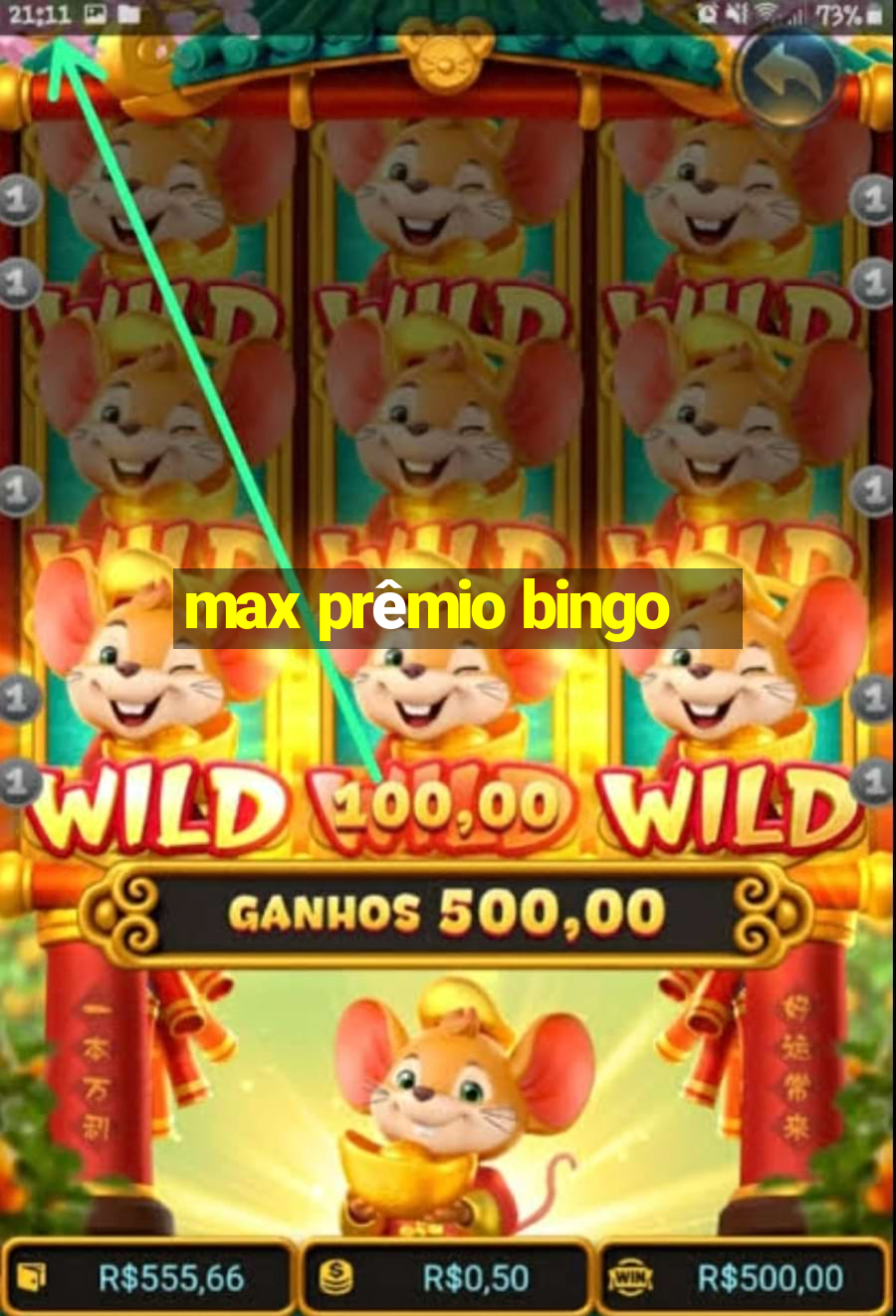 max prêmio bingo