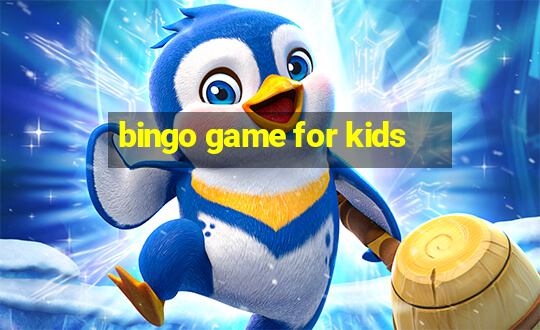 bingo game for kids