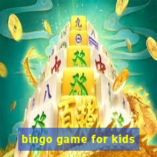 bingo game for kids