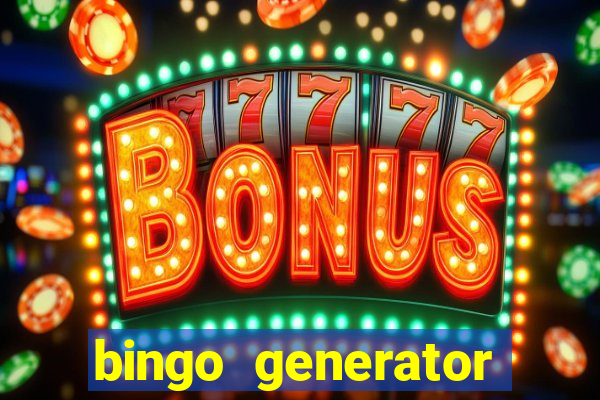 bingo generator with images