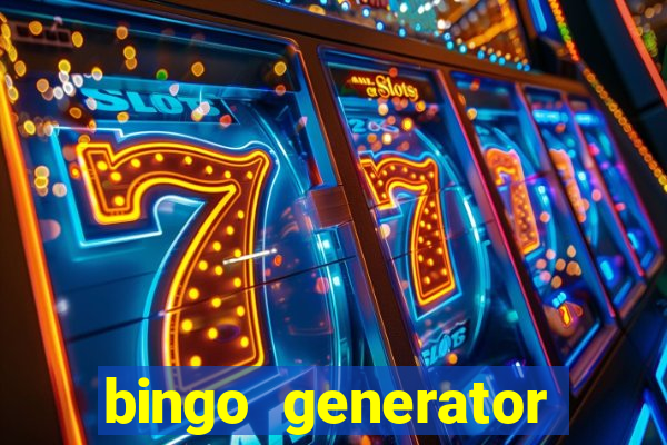 bingo generator with images