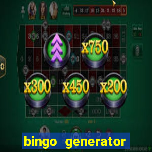 bingo generator with images