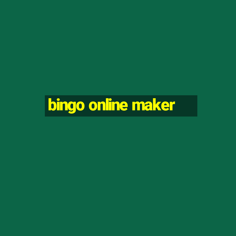 bingo online maker