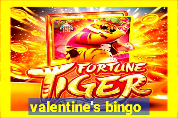 valentine's bingo