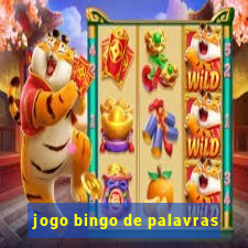 jogo bingo de palavras