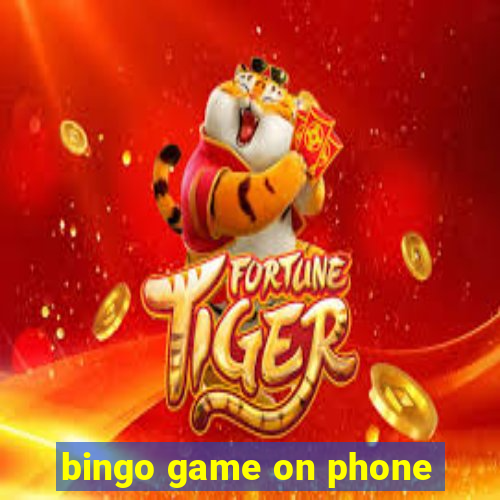 bingo game on phone