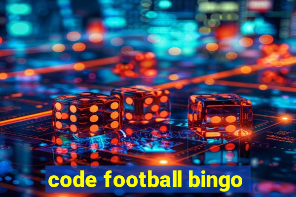 code football bingo