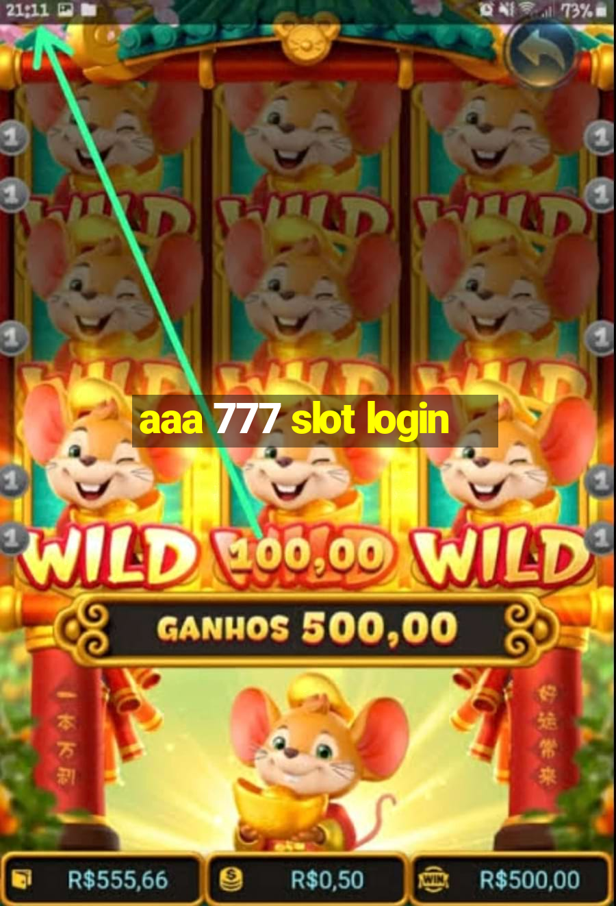 aaa 777 slot login