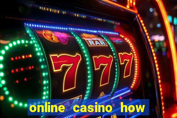 online casino how to win