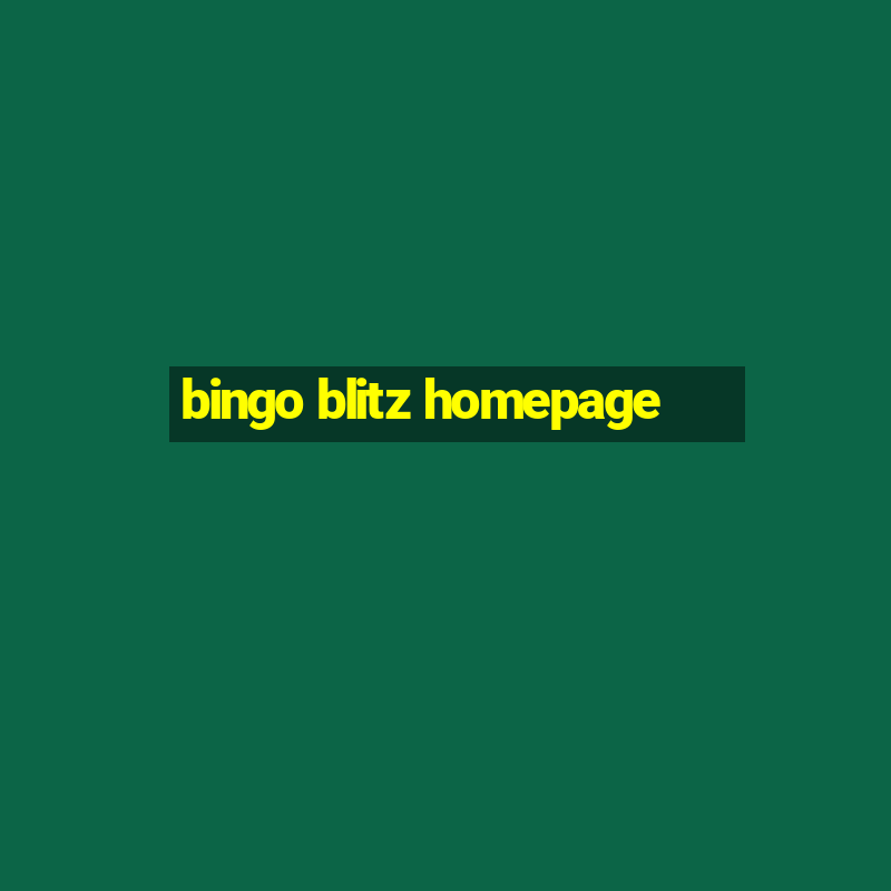 bingo blitz homepage