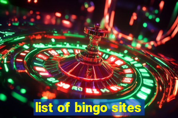 list of bingo sites