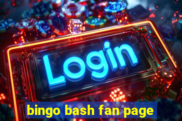 bingo bash fan page