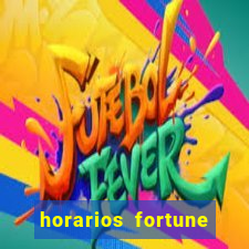 horarios fortune tiger hoje