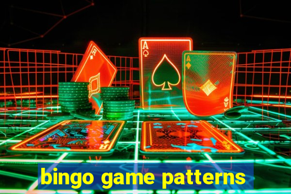 bingo game patterns