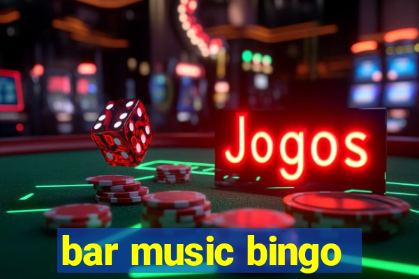 bar music bingo