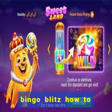 bingo blitz how to level up fast