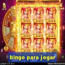 bingo para jogar