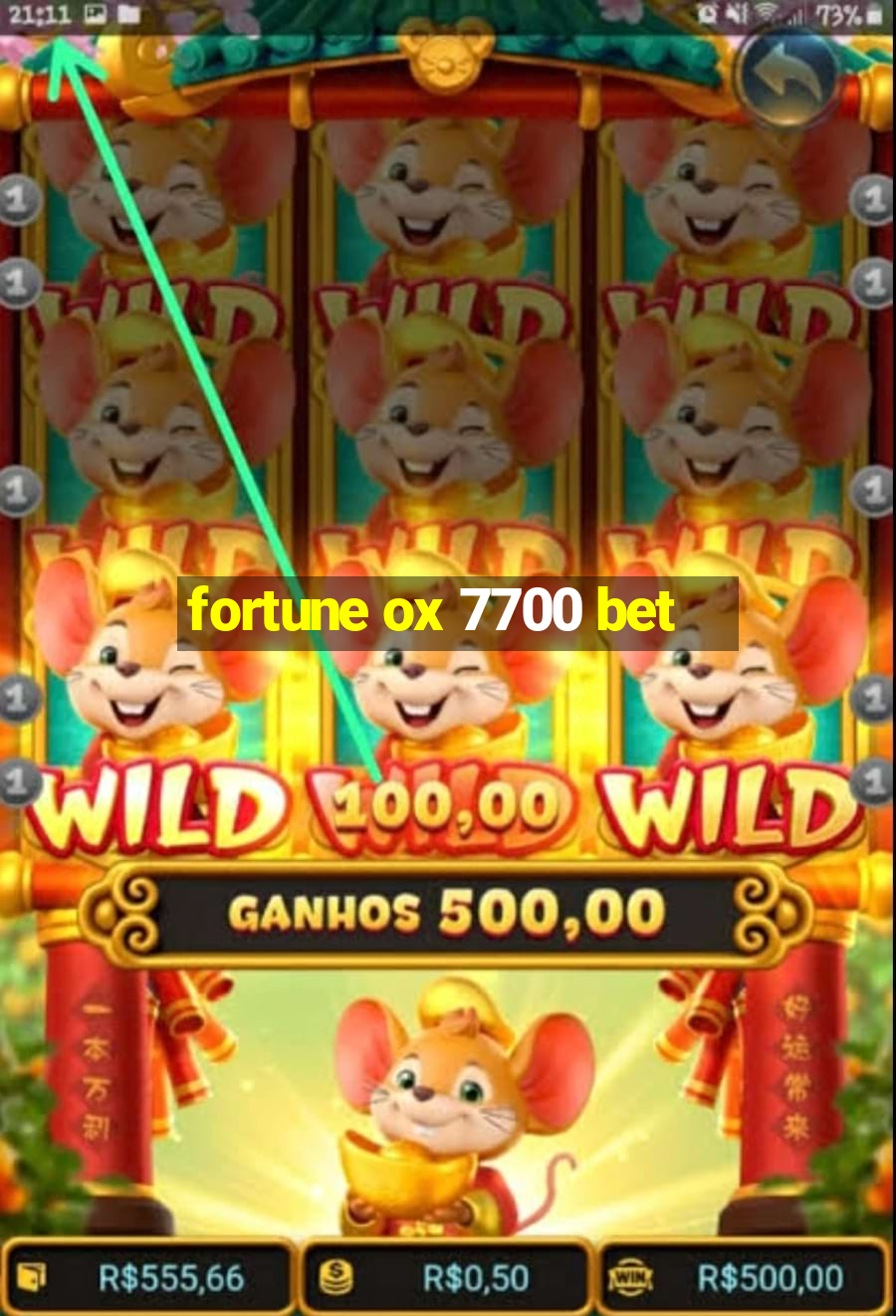 fortune ox 7700 bet