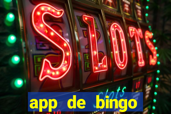 app de bingo valendo dinheiro