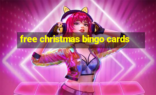 free christmas bingo cards