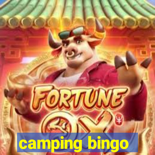 camping bingo