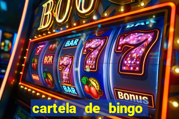 cartela de bingo para cha revela??o