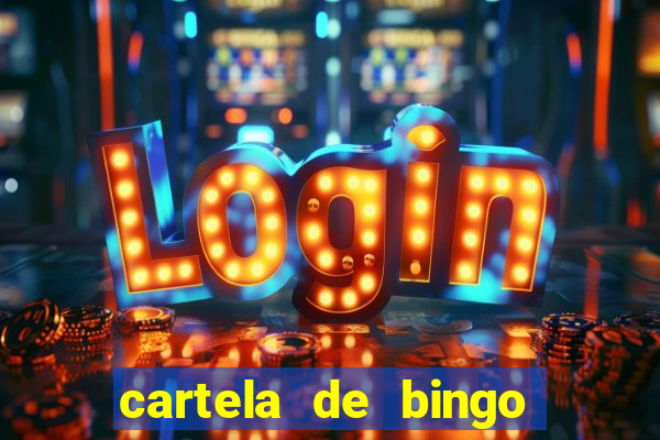 cartela de bingo para cha revela??o