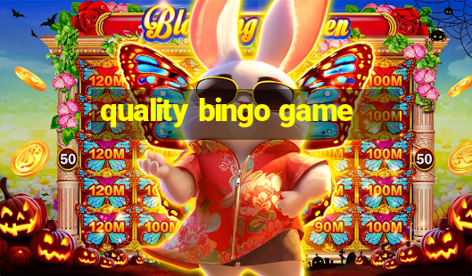 quality bingo game