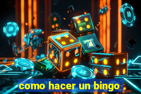 como hacer un bingo