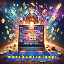 como hacer un bingo