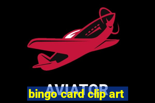 bingo card clip art