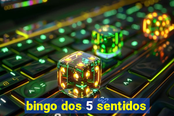 bingo dos 5 sentidos