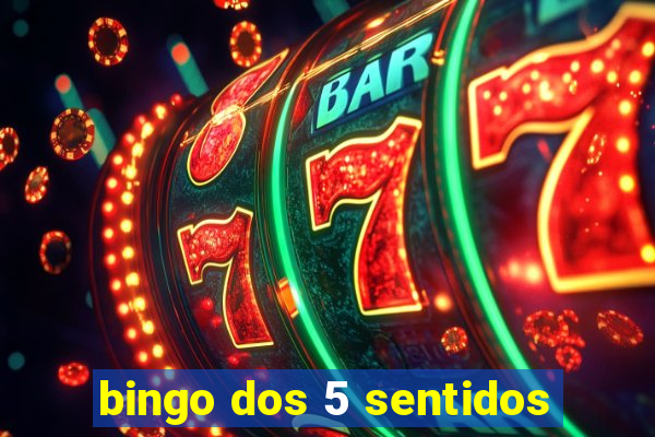 bingo dos 5 sentidos