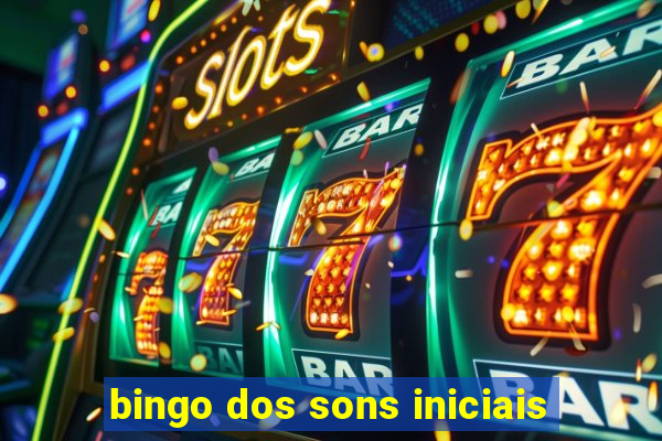 bingo dos sons iniciais