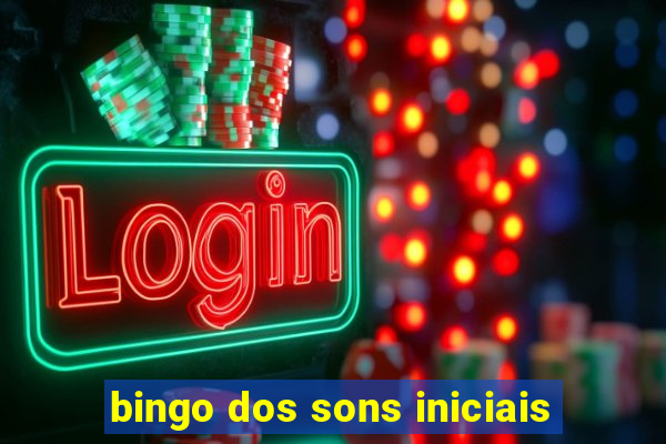 bingo dos sons iniciais