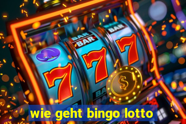 wie geht bingo lotto