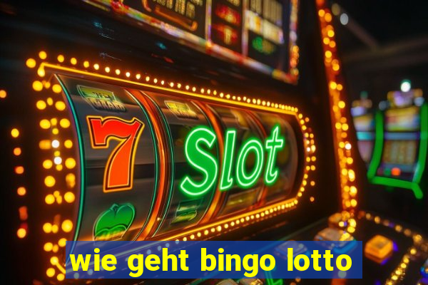 wie geht bingo lotto