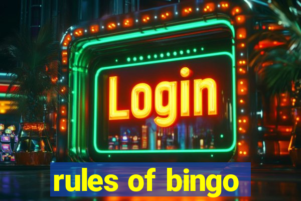 rules of bingo