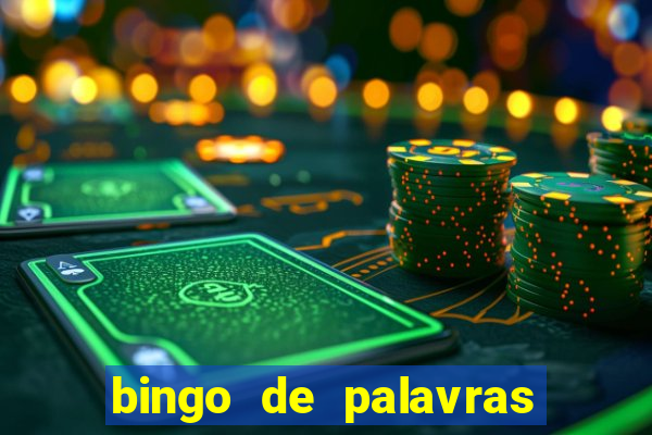 bingo de palavras de natal