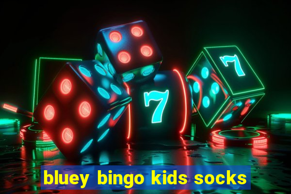 bluey bingo kids socks