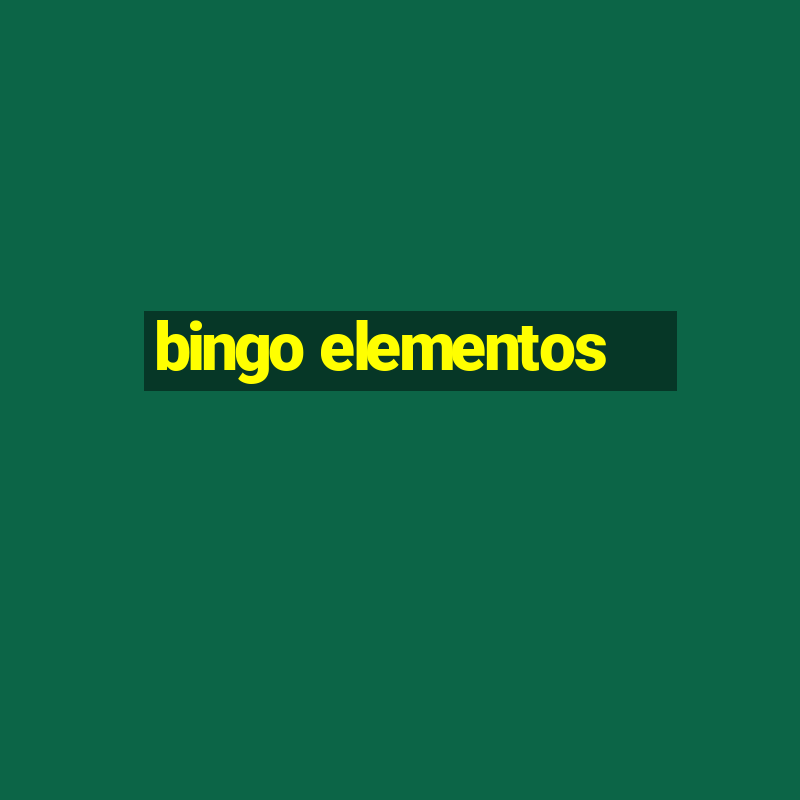 bingo elementos