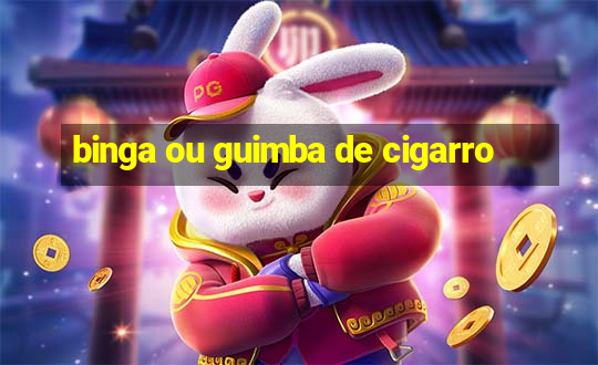 binga ou guimba de cigarro